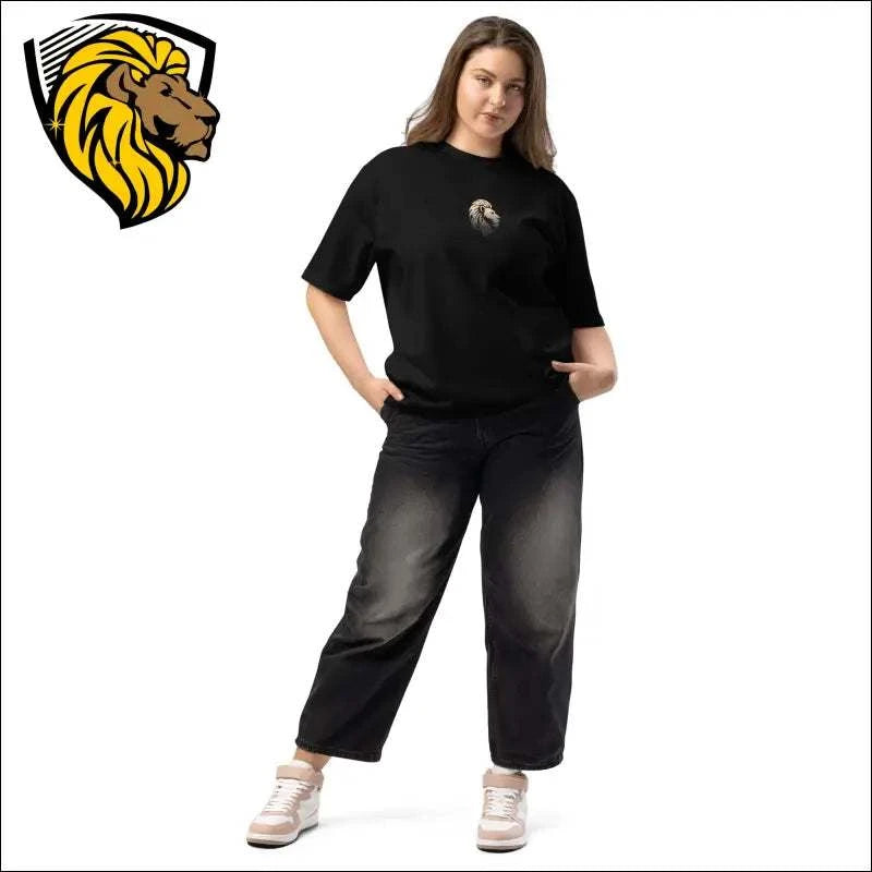 The One PR Black Oversized T-Shirt - Women's Fashion, Relaxed Fit