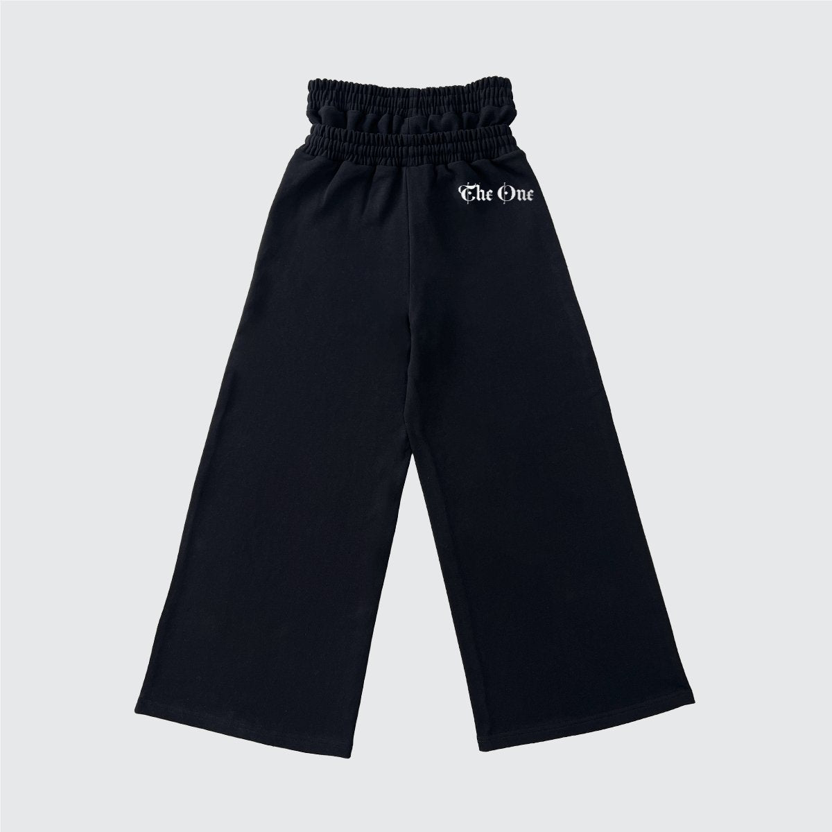 The One Heavyweight Double Waist Cotton French Terry Wide-Leg Sweatpants