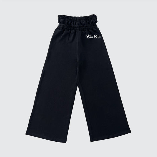 The One Heavyweight Double Waist Cotton French Terry Wide-Leg Sweatpants