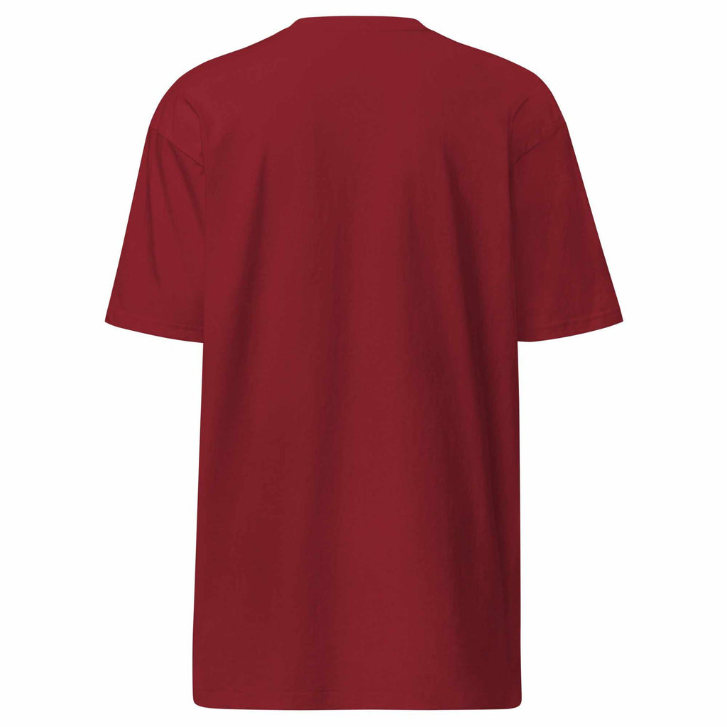 Red Heavyweight T-Shirt | The One PR | Men's Fashion | Short Sleeve Casual Tee