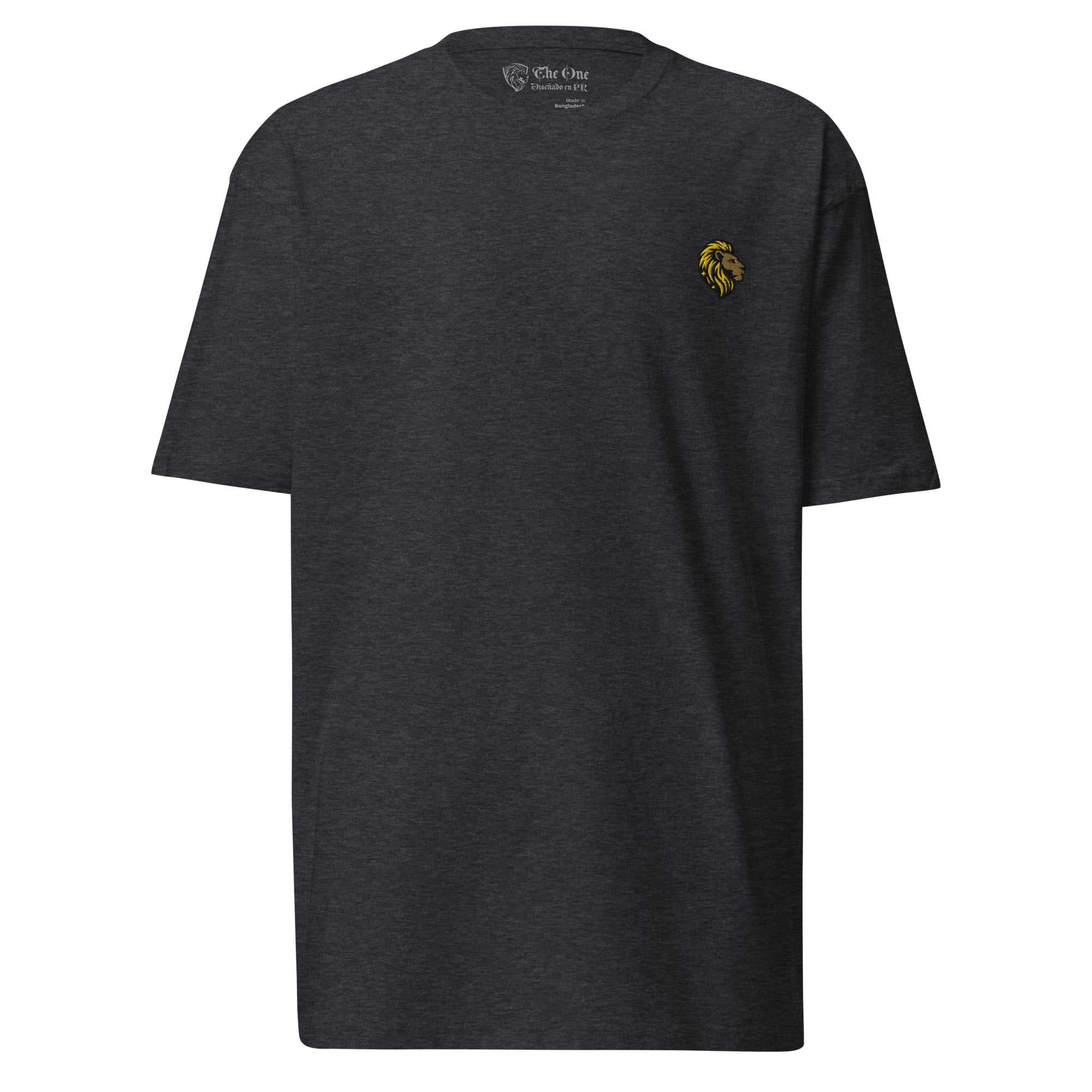The One PR Heavyweight T-Shirt with Lion Logo - Men's Fashion Apparel