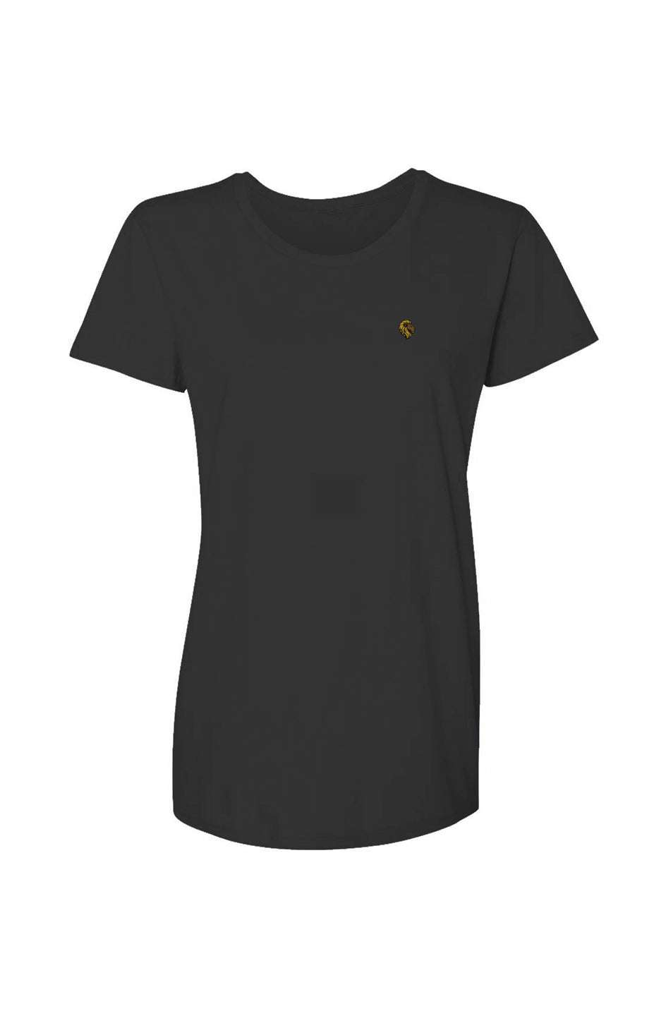 Black Women's T-Shirt with Logo | Softstyle Eco-Friendly Tee
