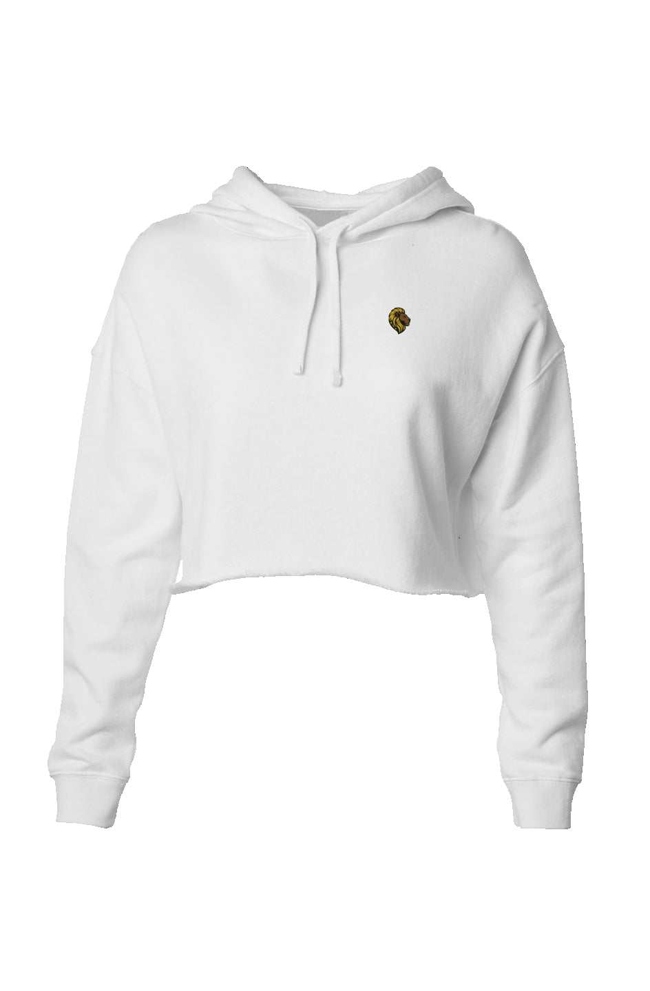 White Crop Hoodie | The One PR | Lightweight Fleece Hoodie, Trendy Cropped Sweatshirt
