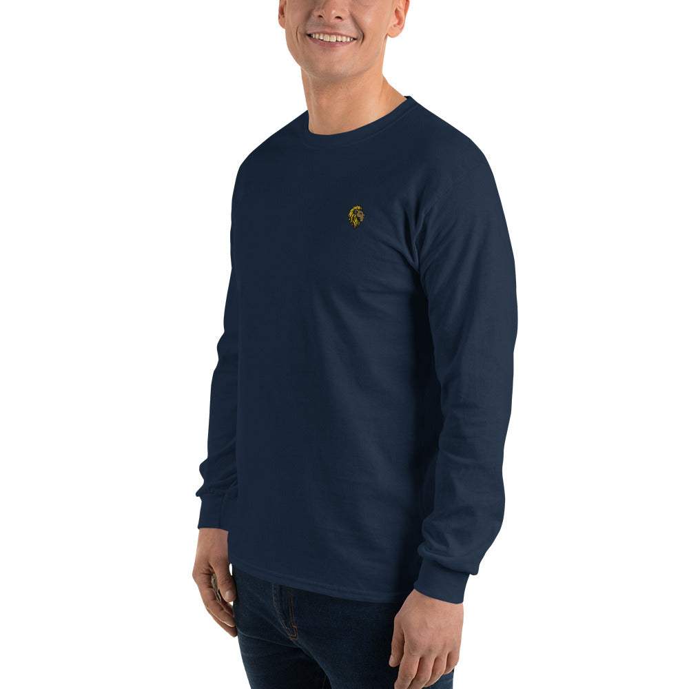 The One PR Men's Long Sleeve Shirt - Logo Design, Comfortable Cotton