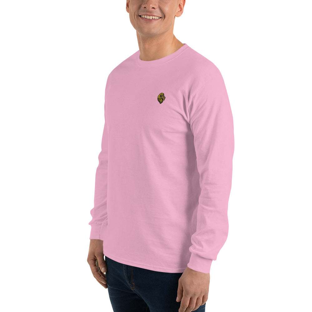 Pink Long Sleeve Shirt Men | The One PR | Cotton Casual Wear, Comfortable Fit