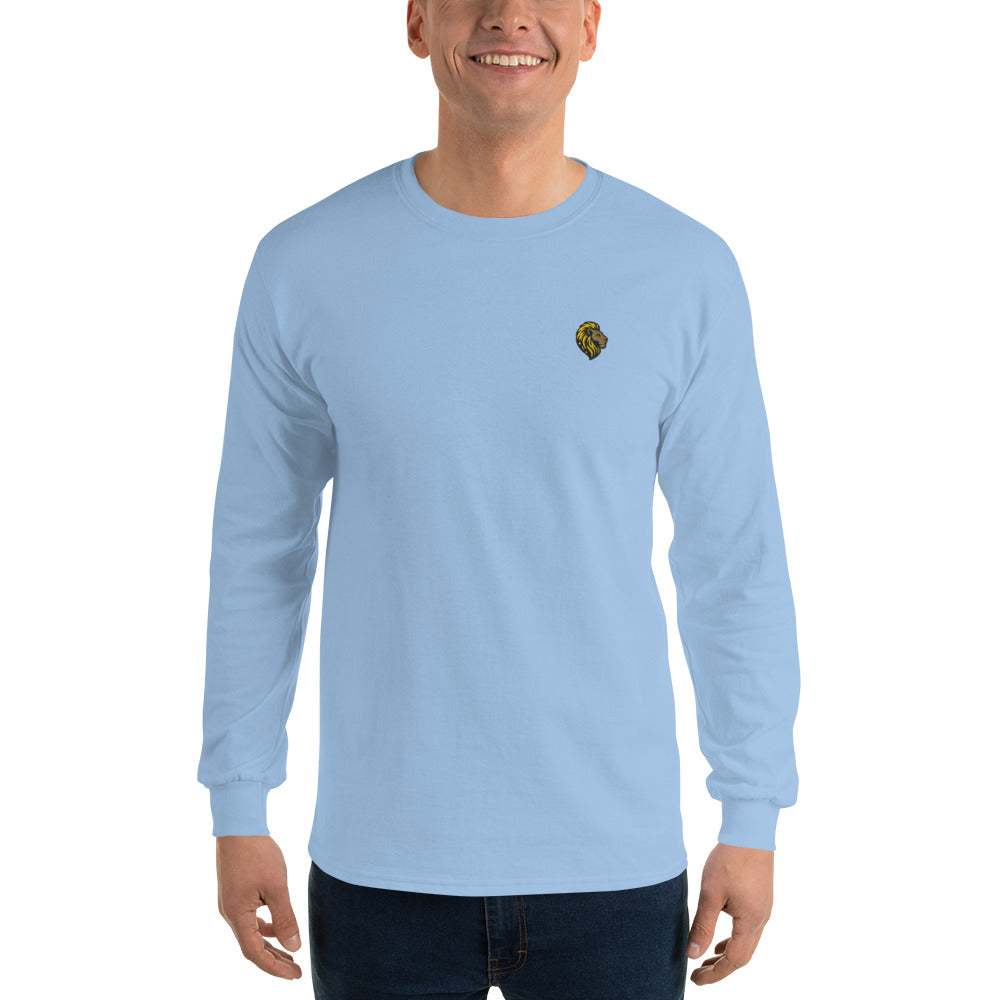 The One PR Long Sleeve Shirt | Light Blue Lion Logo | Men's Fashion
