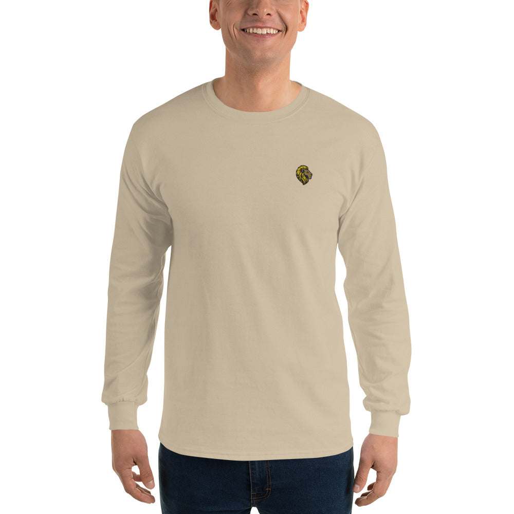 Men's Long Sleeve Shirt with Lion Logo | The One PR Cotton Tee