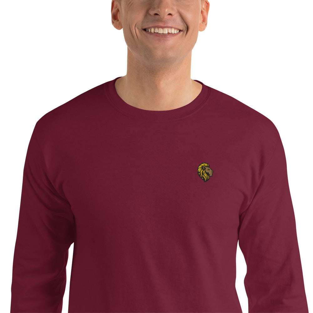The One PR Maroon Long Sleeve Shirt - Lion Logo - Shop Now!