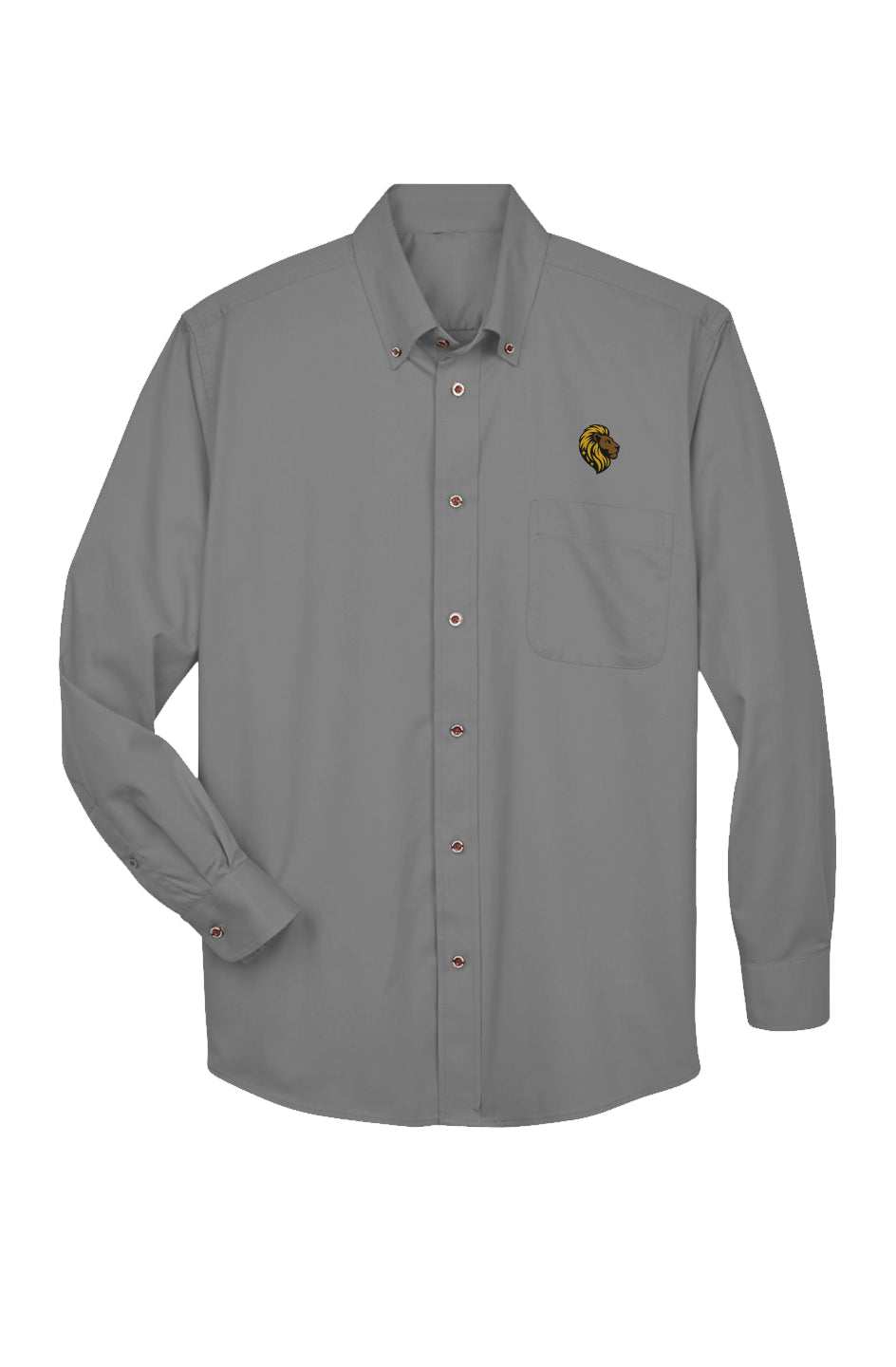 The One PR Long-Sleeve Twill Shirt: Wrinkle-Resistant, Stain-Release, Men's Button-Down Dress Shirt