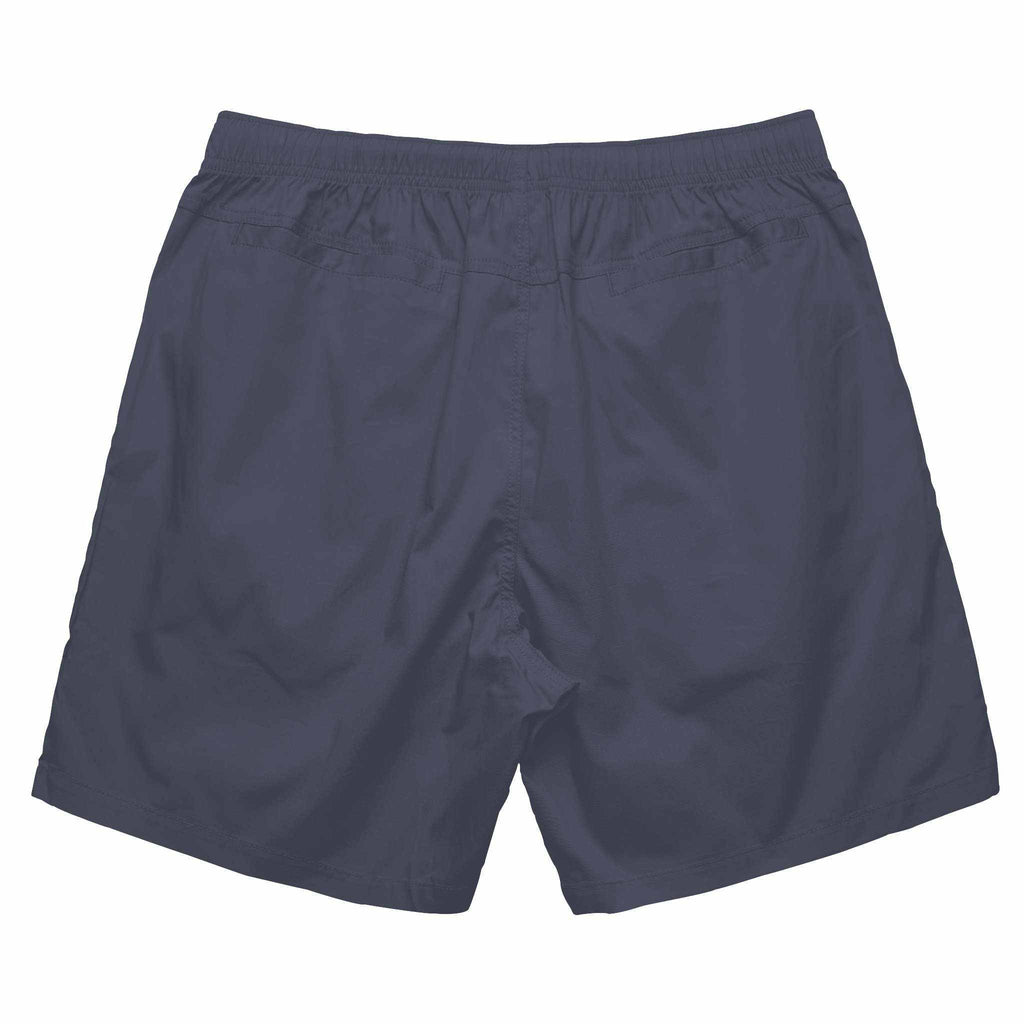 The One PR Men's Navy Blue Short Shorts: Swim Trunks, Beach Shorts, Elastic Waist Summer Shorts