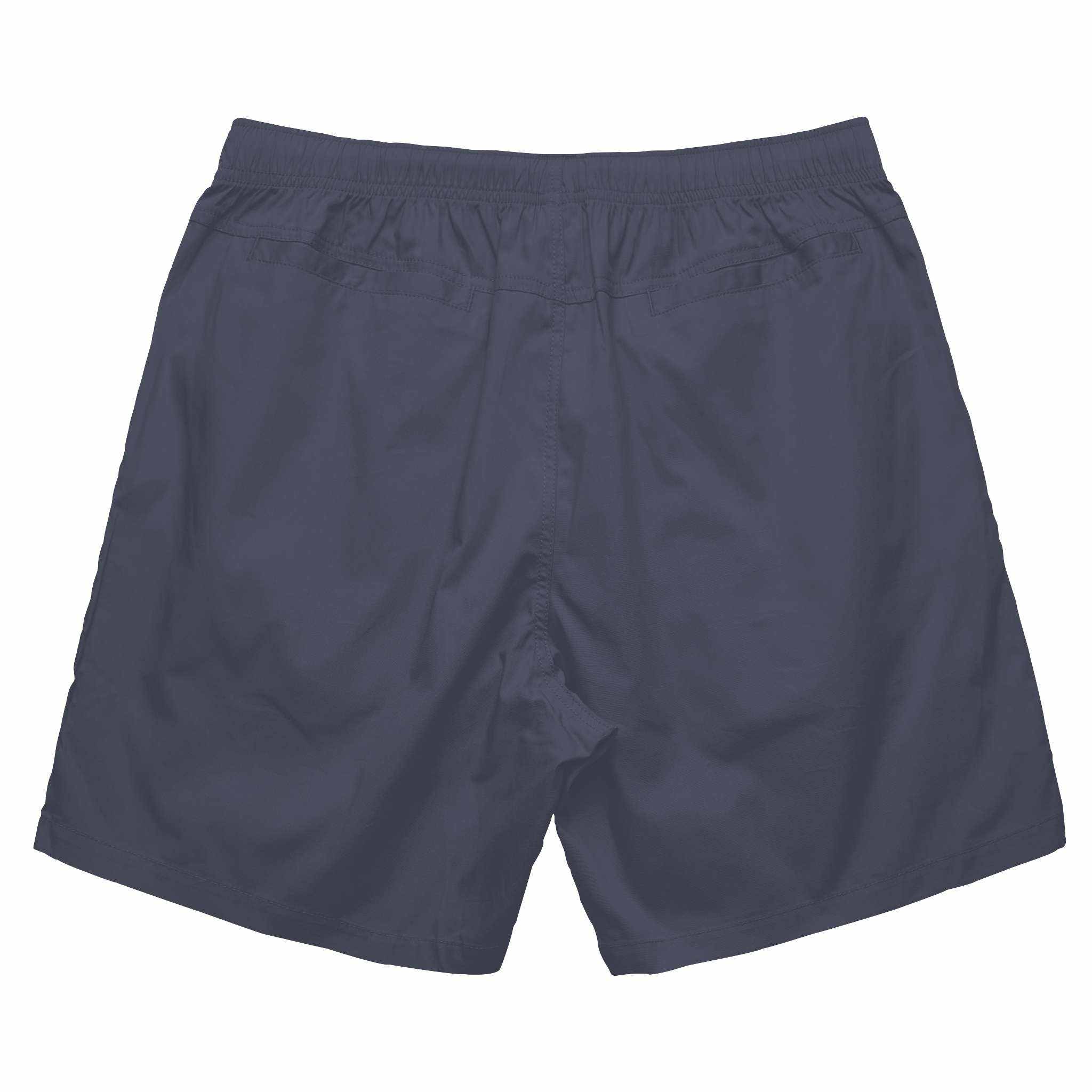 The One PR Men's Navy Blue Short Shorts: Swim Trunks, Beach Shorts, Elastic Waist Summer Shorts