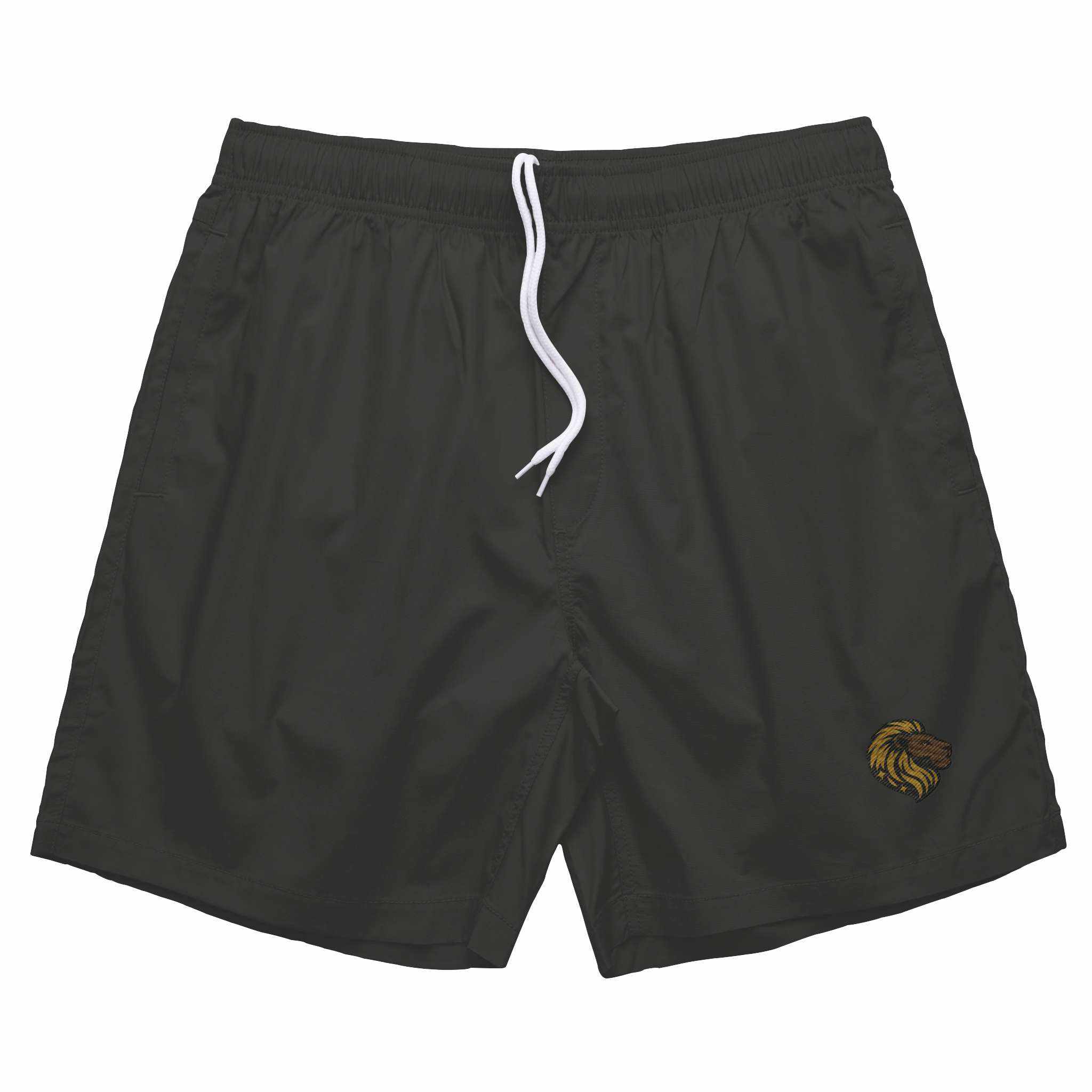 The One Mens Short Shorts black breathable cotton shorts with elastic waistband and drawcord