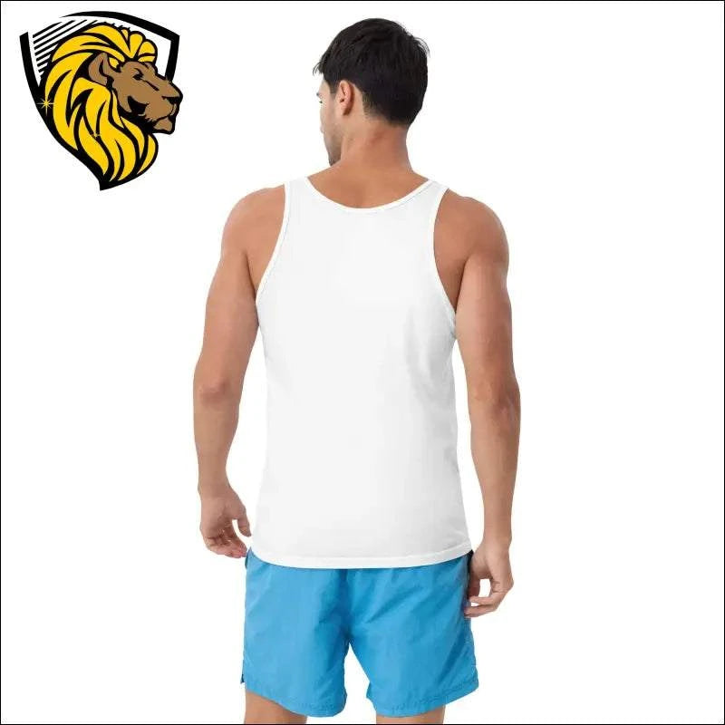 Men's White Tank Top | Sleeveless Shirt | Summer Apparel | Casual Wear | The One PR