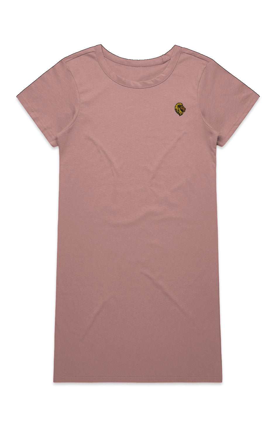 The One PR Organic Cotton T-Shirt Dress - Sustainable Fashion, Rose Color. Shop Now!