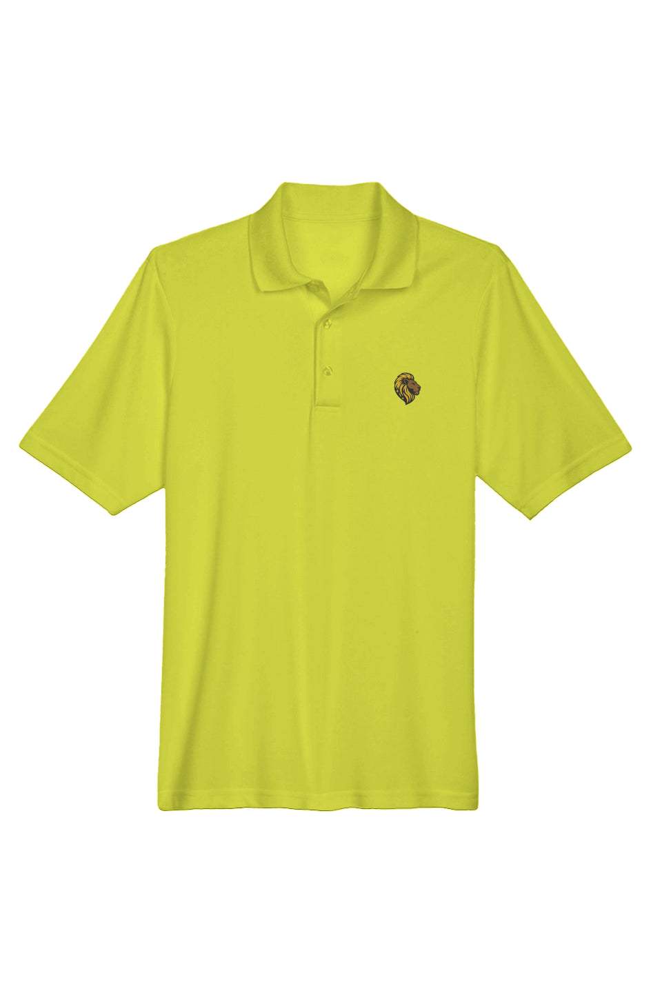The One PR Performance Polo: Men's Moisture-Wicking, Lightweight Polo Shirt. Puerto Rico Pride, Available in Plus Size.