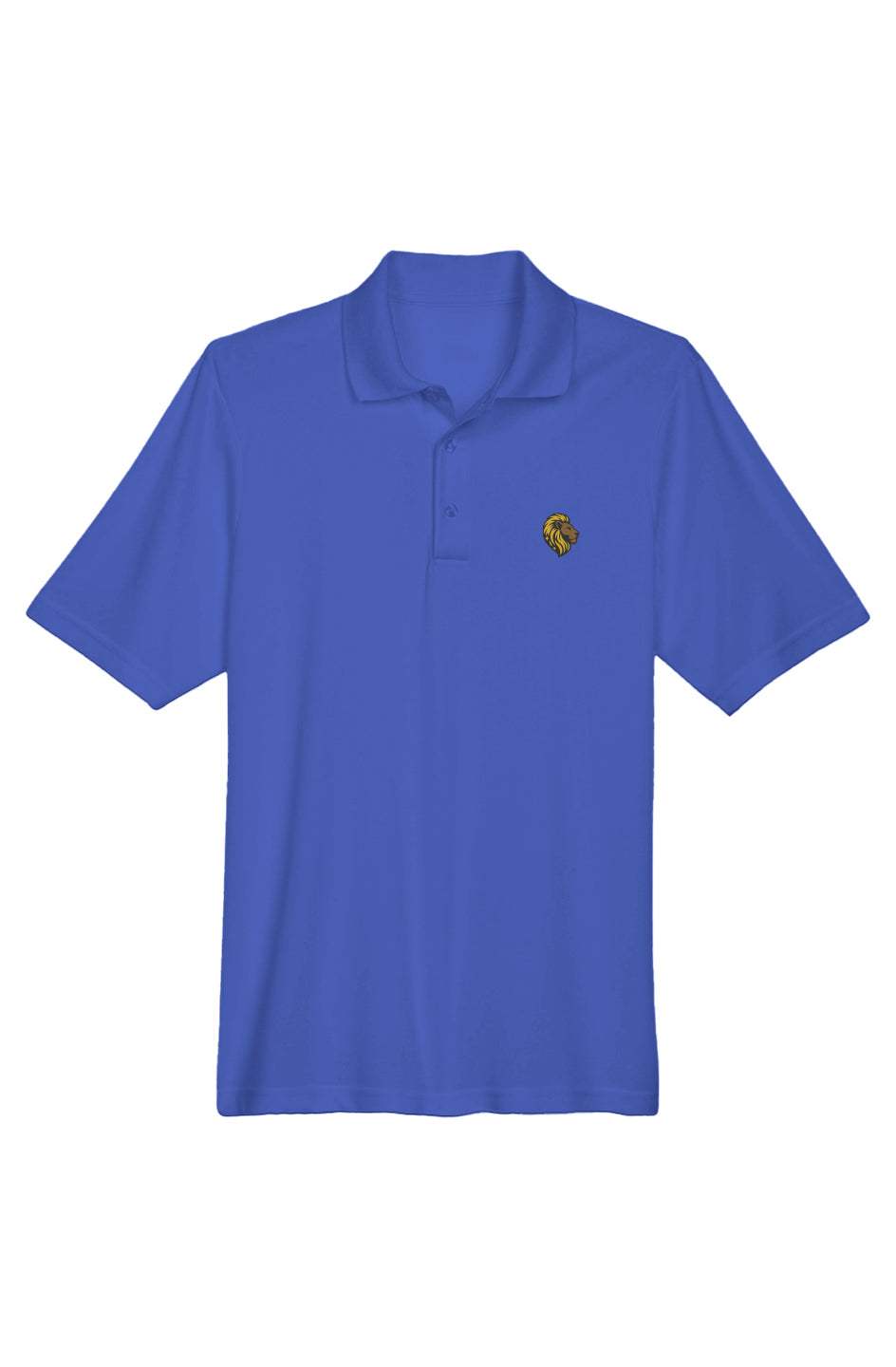 The One PR Performance Polo Shirt: Men's Blue Polo with Logo. Shop Now!