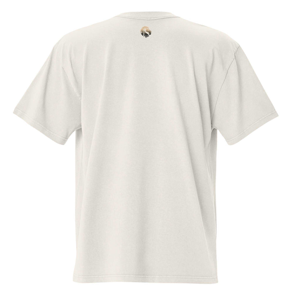 Oversized Faded T-Shirt by The One PR - Back View. Comfort & Style in Men's Tee, Faded Design