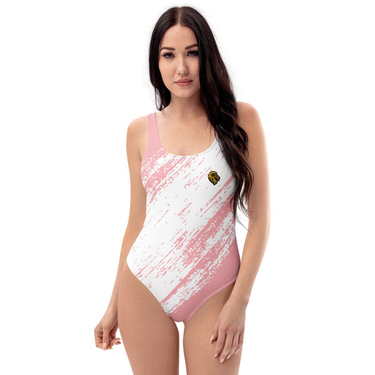 The One Pink Slash One-Piece Swimsuit Chic The One PR Pink Slash Swimsuit - Designed in Puerto Rico The One PR