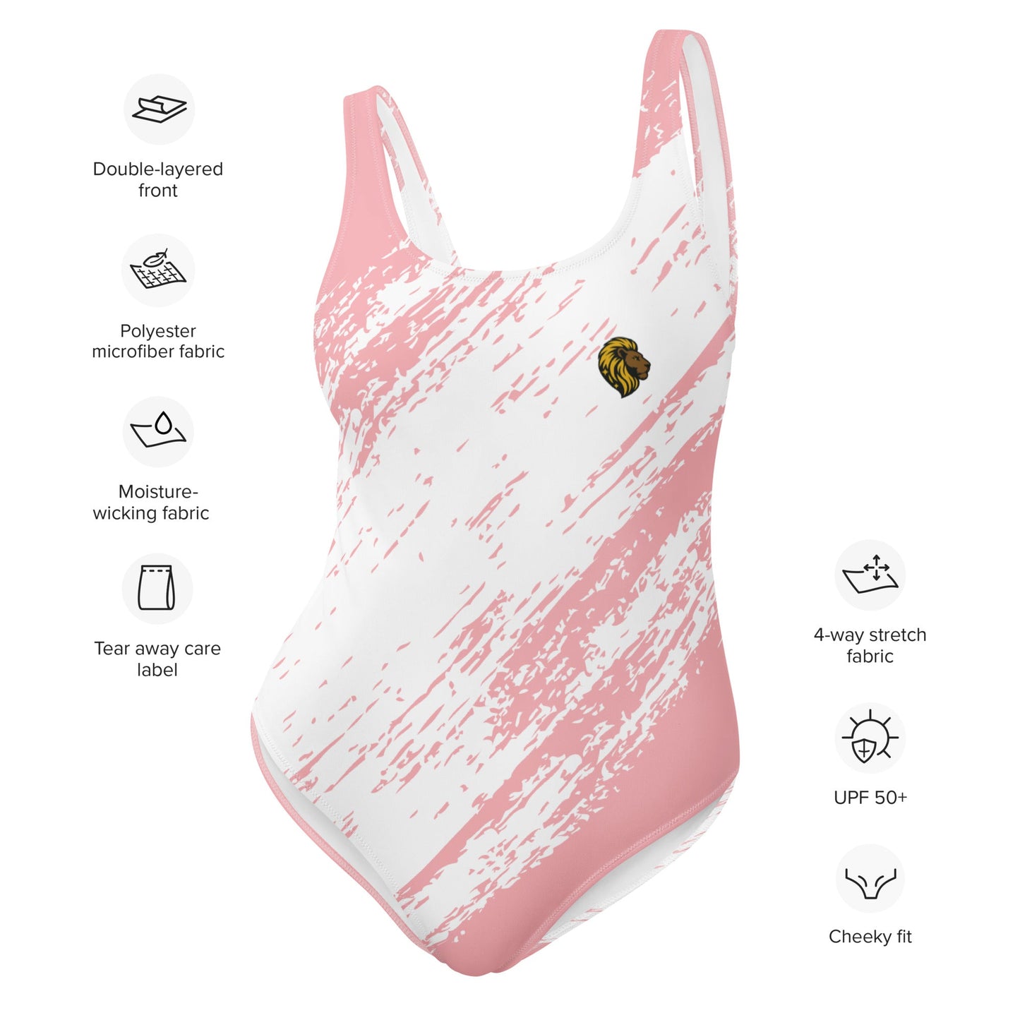 The One Pink Slash One-Piece Swimsuit Chic The One PR Pink Slash Swimsuit - Designed in Puerto Rico The One PR