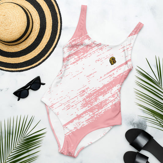 The One Pink Slash One-Piece Swimsuit Chic The One PR Pink Slash Swimsuit - Designed in Puerto Rico The One PR