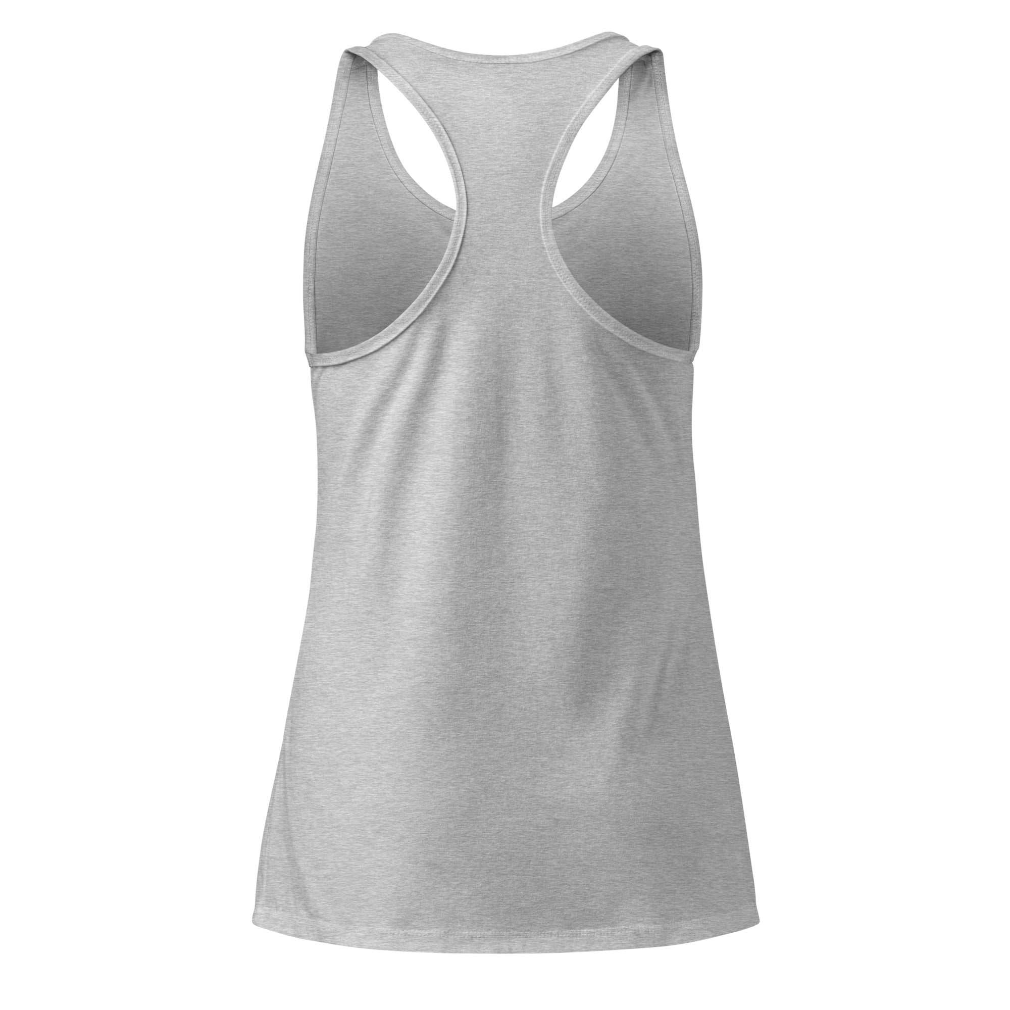 The One Racerback Tank Top Women's Fitted Grey Workout Tank Top The One PR