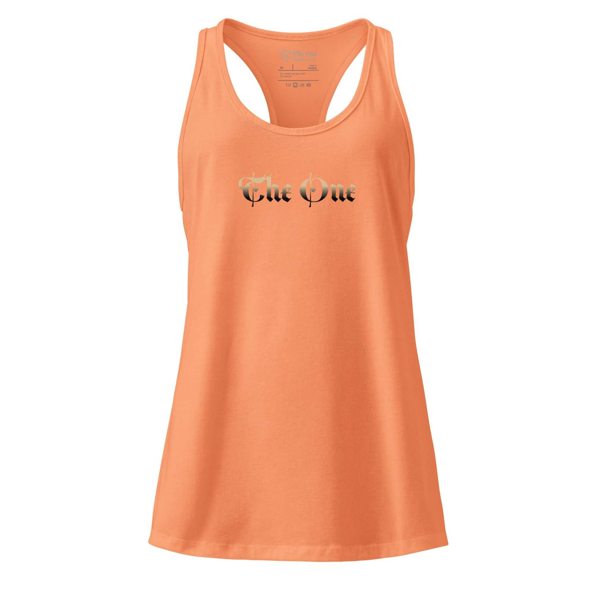 The One Racerback Tank Top: Fitted Scoop Neck, Stylish Women's Tank Top