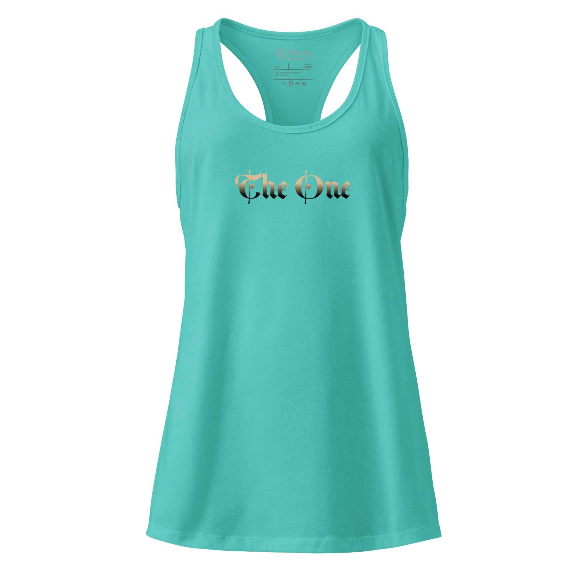 The One Racerback Tank Top - Fitted Women's Tank Top, Scoop Neck