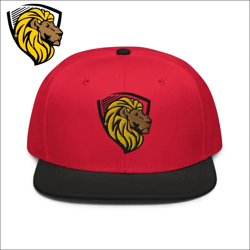 The One Snapback Hat - Black / Red / Red