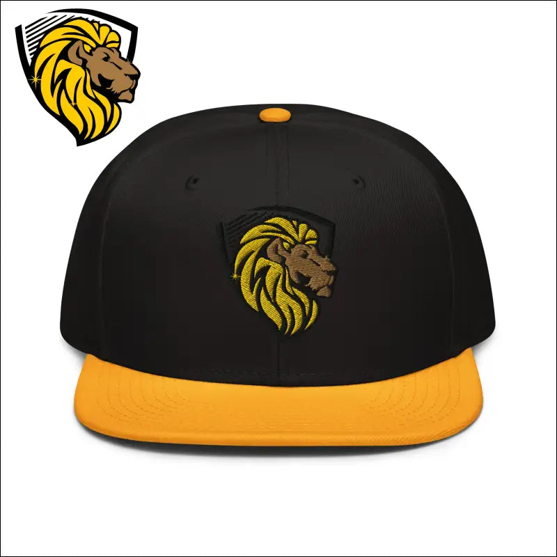 The One Snapback Hat - Gold / Black / Black