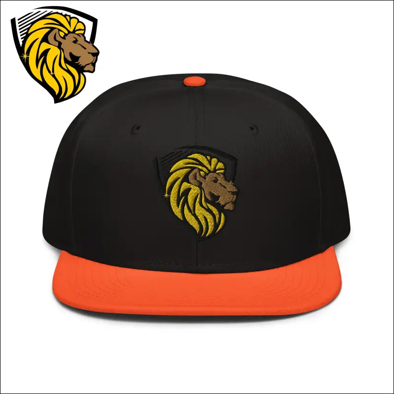 The One Snapback Hat - Orange / Black / Black