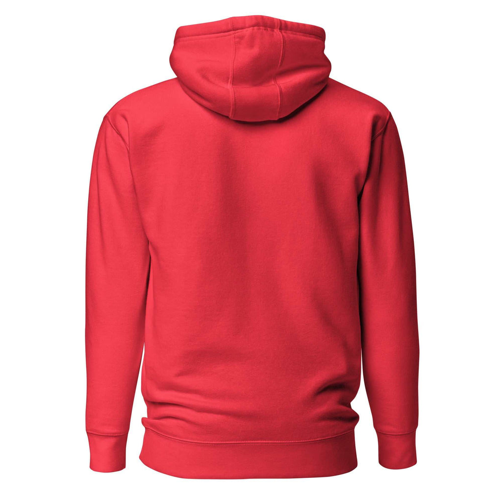 Red Unisex Hoodie | The One PR: Essential Cotton Blend Sweatshirt