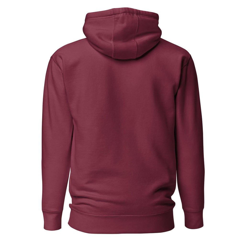 Maroon Hoodie | Unisex Fleece Pullover with Hood