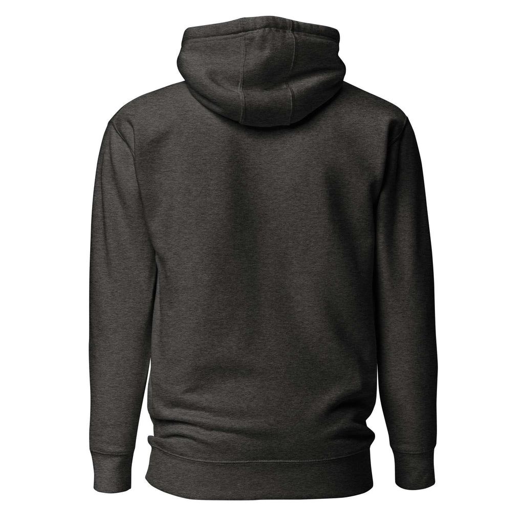 Grey Unisex Hoodie | The One PR - Back View | Essential Apparel, Comfortable Fit