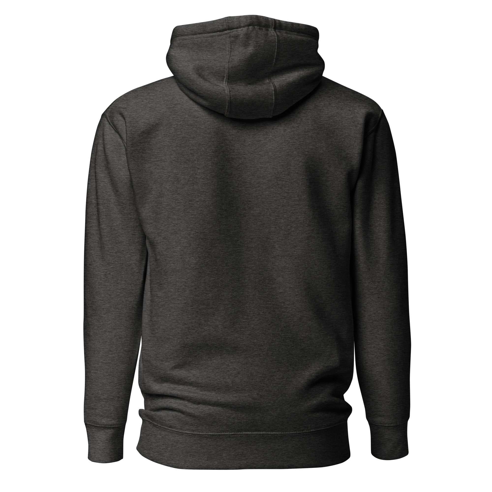Grey Unisex Hoodie | The One PR - Back View | Essential Apparel, Comfortable Fit