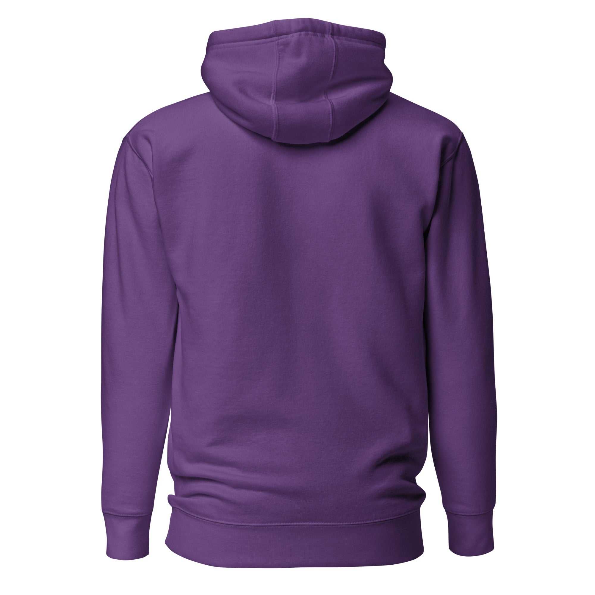 Purple Unisex Hoodie | The One PR: Comfortable Cotton-Blend Pullover Sweatshirt