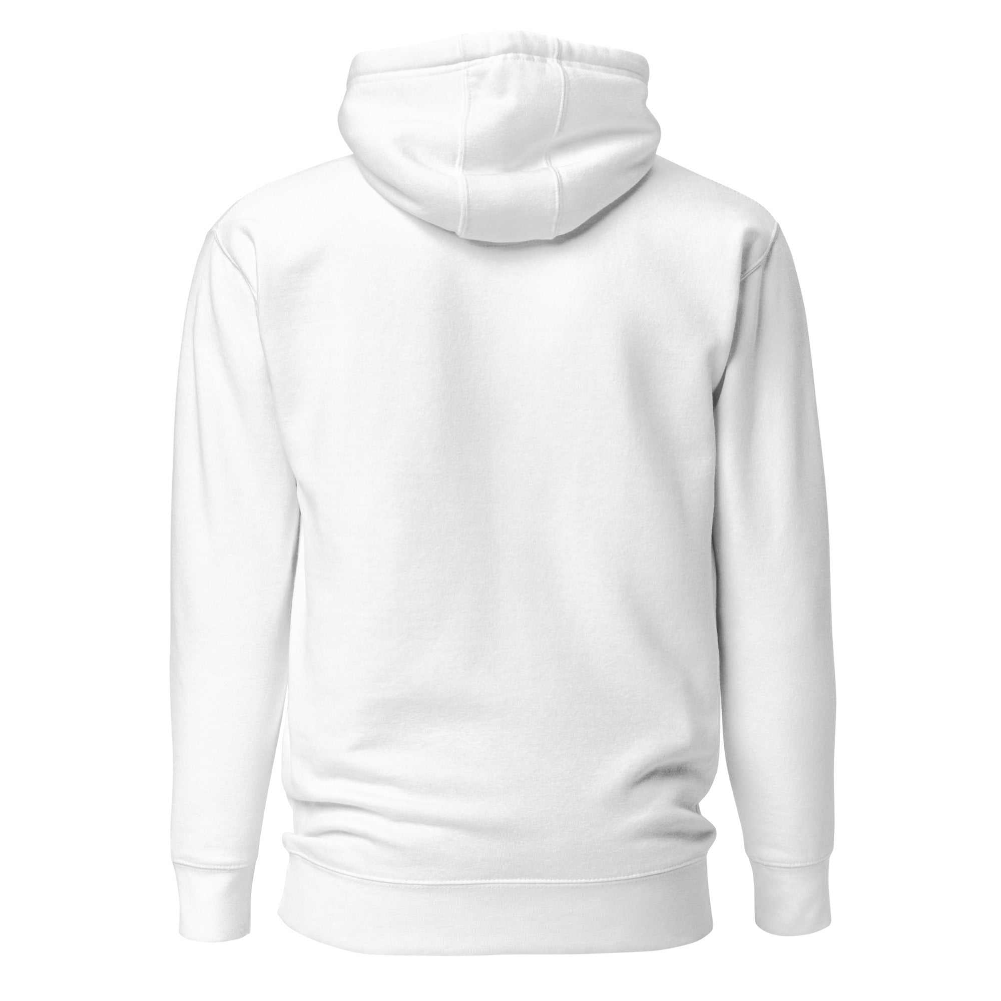 White Unisex Hoodie | Cotton Pullover Sweatshirt | The One PR