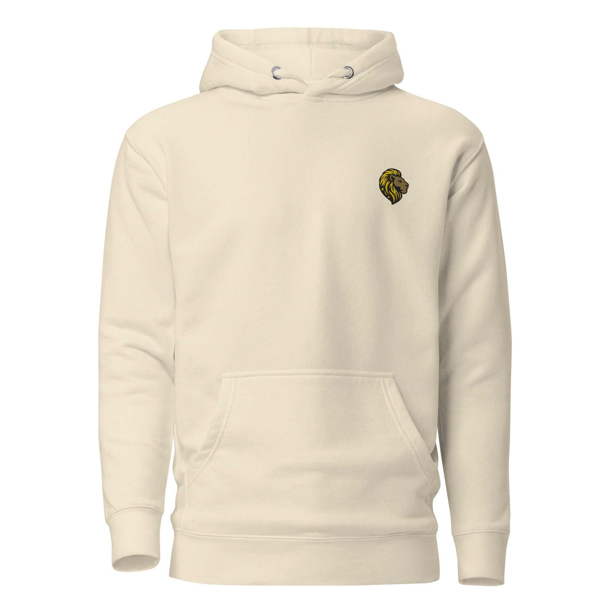 Sand Hoodie with Lion Logo | The One PR Unisex Essential Sweatshirt