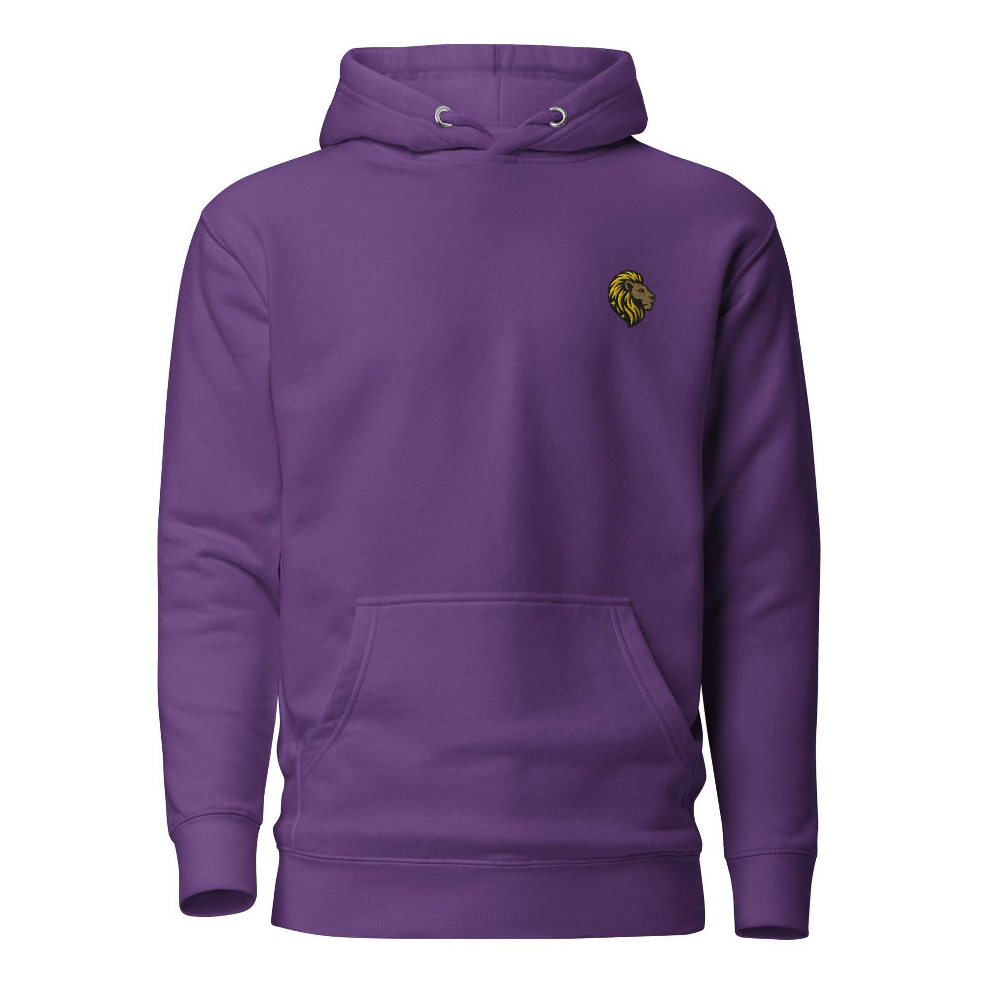 Purple Hoodie with Lion Logo | The One PR Unisex Essential
