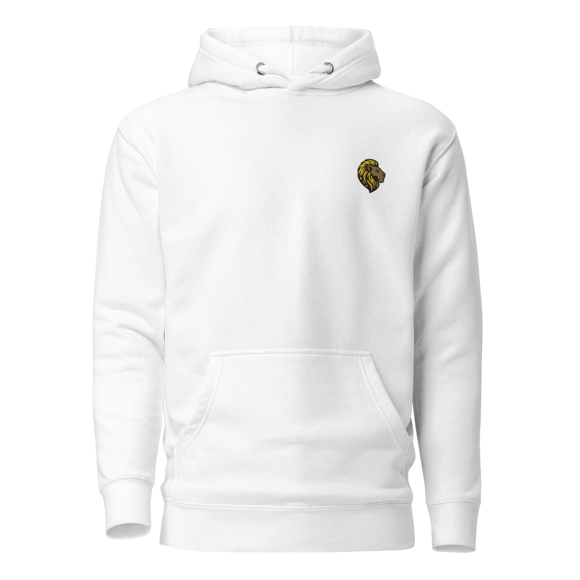 White Hoodie Lion Logo | The One PR