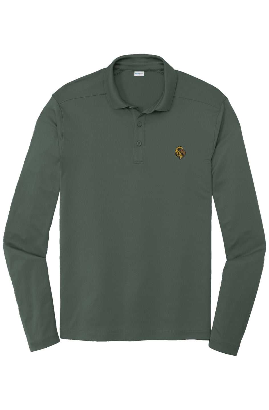 Men's Long Sleeve Performance Polo Shirt: UPF 50, Moisture Wicking - The One PR