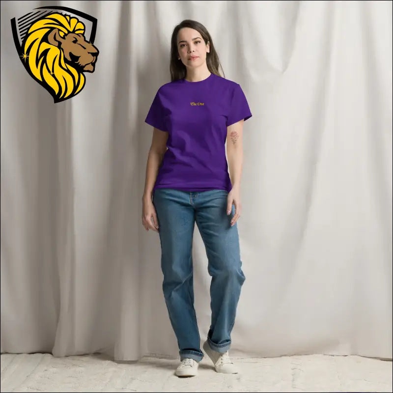 The One Women classic tee - Purple / S