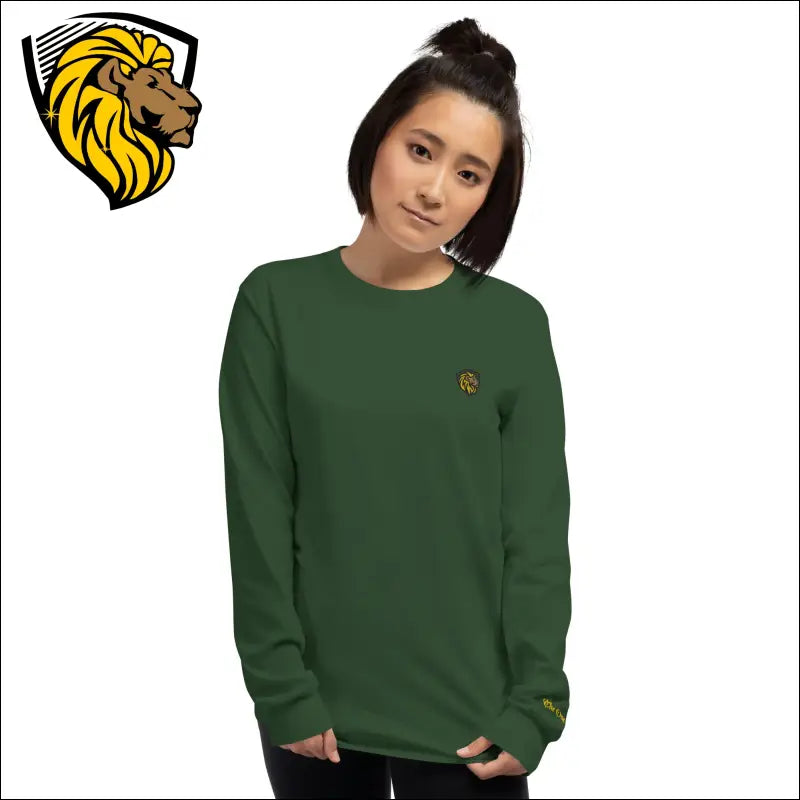 The One Women Long Sleeve Shirt - Forest Green / S