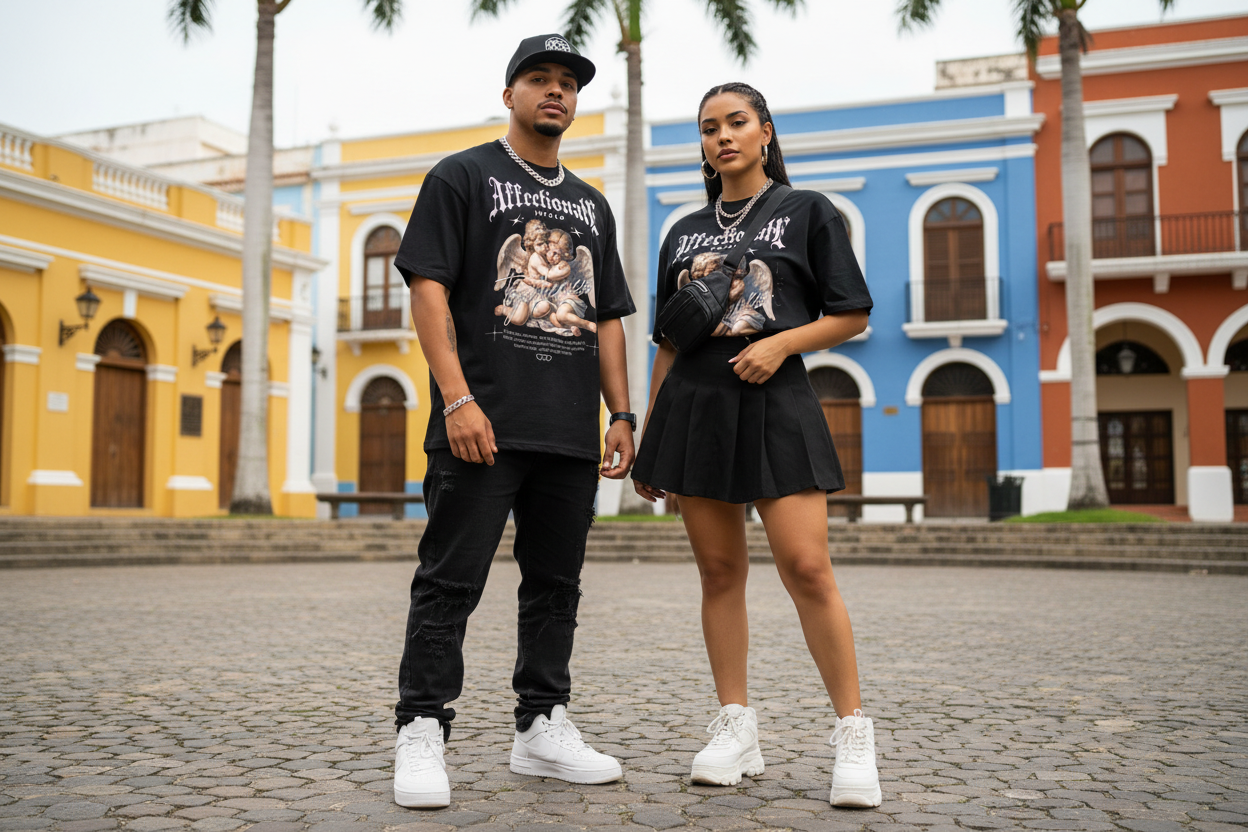 Affectionate oversized t-shirt