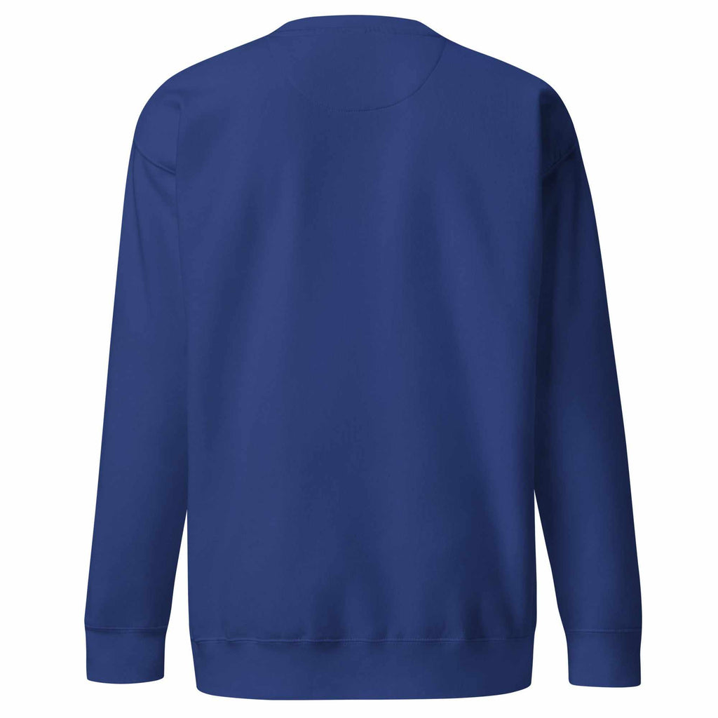 Blue Crewneck Sweatshirt Back View | Long Sleeve Shirt by The One PR
