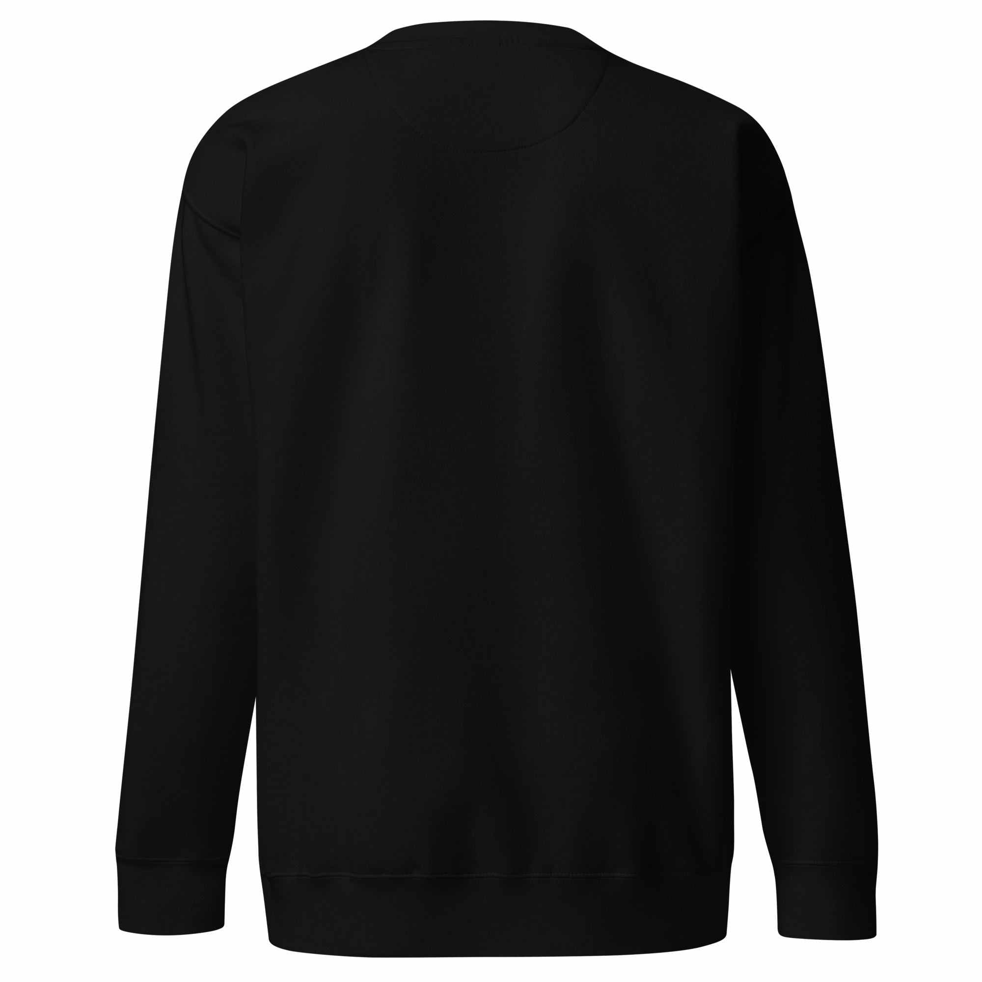 Black Sweatshirt Crewneck Pullover | Long Sleeve Comfortable Fit Top