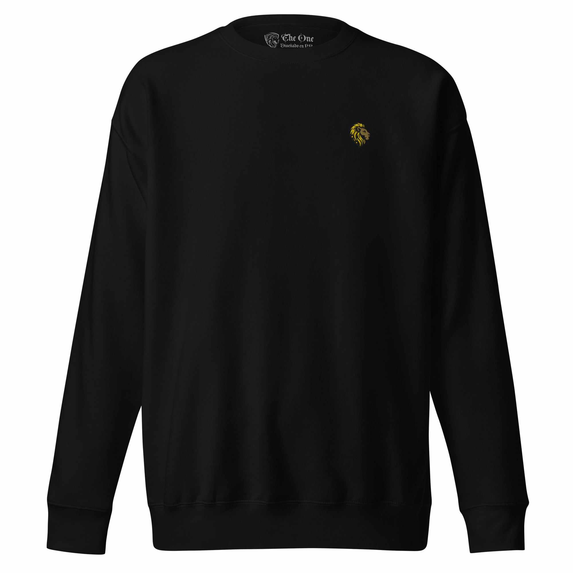Unisex Black Sweatshirt | The One PR Essential Cotton Blend Crewneck Pullover