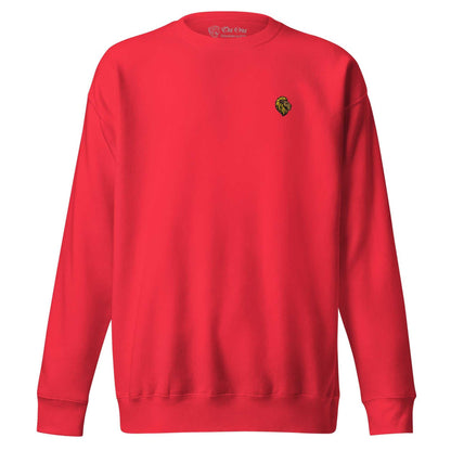 Red Unisex Sweatshirt | The One PR | Cotton Blend Crewneck Sweater